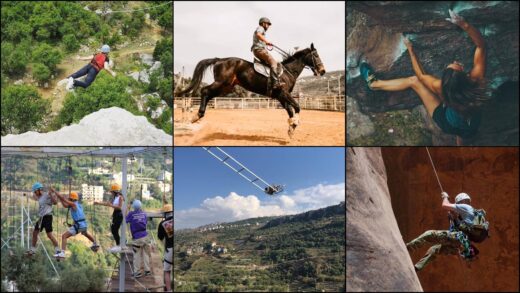 zipline, horseback riding, highest swing in middle east, flying bicycle, sky walking, Rappel, Escalade, Beirut Activities, Lebanon