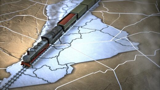 Train travel Syria 2025 – railway station