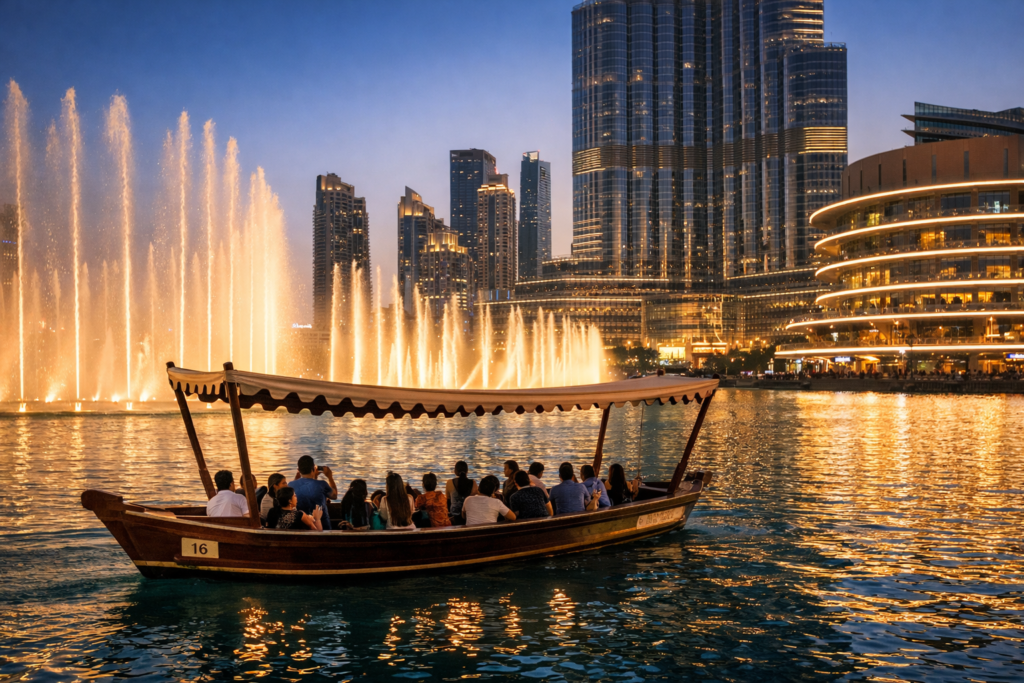 Dubai Fountain Boat Ride: Why You Should Pre-Book Online